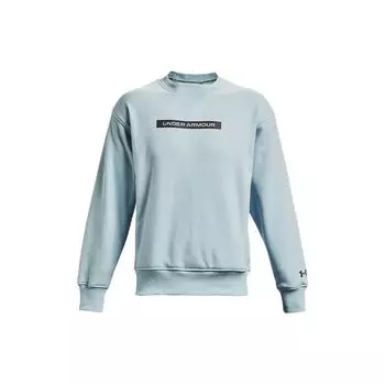 Пуловер на флисовой подкладке с логотипом Under Armour, мужские топы, волнистый синий 1366440-478 XXL
