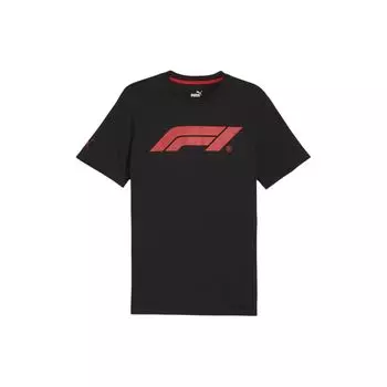 Пуловер с коротким рукавом Puma Logo Crew Neck, мужские топы, черный 625851-01