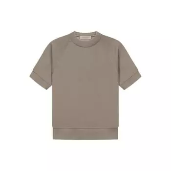 Пуловер с круглым вырезом Fear of God Essentials, свитшот с короткими рукавами, мужской свитшот, серый цвет FOG-SS22-368 S