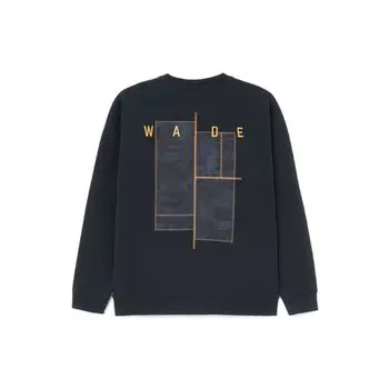 Пуловер с вышивкой Li-Ning Wade Series, топы унисекс, черный AWDS109-1 S