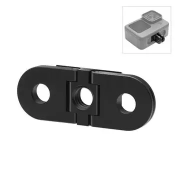 PULUZ Складной адаптер для штатива с пальцами для GoPro HERO12 Черный/11 Черный/11 Черный мини/10 Черный/9 Черный/8 Черный/Макс(черный) чёрный