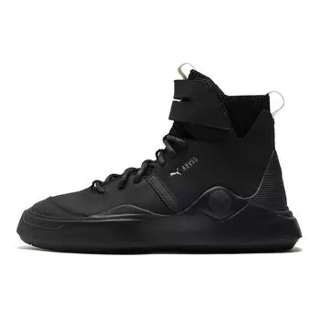 Puma Скейтерские туфли Abyss Solstice Velcro Non-Slip Durable High Top Unisex Skate Shoes Black 365389-04 36