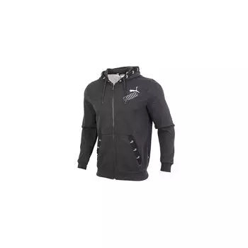 Puma Amplified Full-Zip Повседневная куртка с капюшоном Мужские куртки Черный Серый 583523-07 S