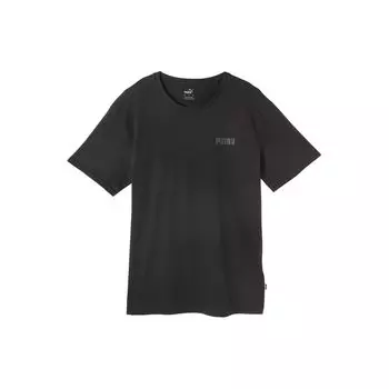Puma Футболка Boyfriend Tee Crew Neck Свободная футболка с короткими рукавами Женские топы Черный 683330-01 XS