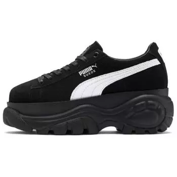 Puma Buffalo x Suede Platform Черные женские кроссовки 368499-02