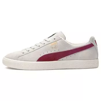 Puma Clyde From The Archive - Кроссовки Vaporous Grey Red Dahlia Unisex 365319-01 44.5