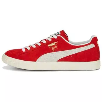 Puma Clyde OG For All Time Красные мужские кроссовки White Pristine 391962-02 35.5