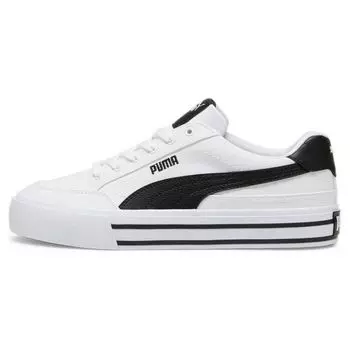 Puma Court Classic Vulc FS White Black Unisex Sneakers 396353-02