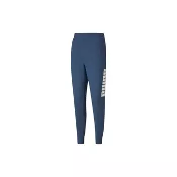 Puma Джоггеры с логотипом Rebel Мужские брюки Deep-Denim-Blue 582765-43 S