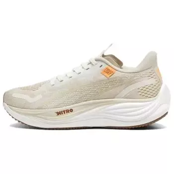 Puma First Mile x Velocity Nitro 3 Vapor Grey женские кроссовки Cream Putty Neon-Citrus 379575-01 36