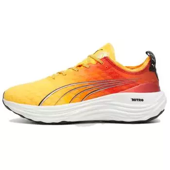 Puma ForeverRun Nitro Fade - Мужские кроссовки Sun Stream Orange Sunset-Glow White 310479-01 40.5