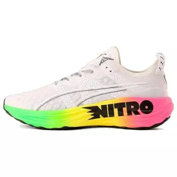 Puma ForeverRun Nitro Futrograde - Мужские кроссовки белые Green-Gecko 380005-02 43
