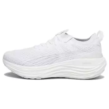 Puma ForeverRun Nitro Knit White Feather Grey Women Кроссовки 379140-01 37