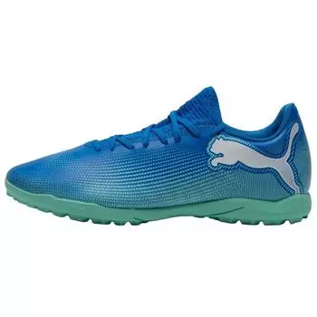 Puma Future Play 7 TF Hyperlink Синие мужские кроссовки Мятно-белые 107943-01 39