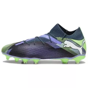 Puma Future Pro 7 FG AG Lights Out Pack мужские кроссовки черные серые-небесно-белые 107924-03 42