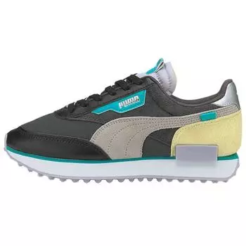 Puma Future Rider Soft Metal Ebony Purple Heather Женские кроссовки Черный 374665-01