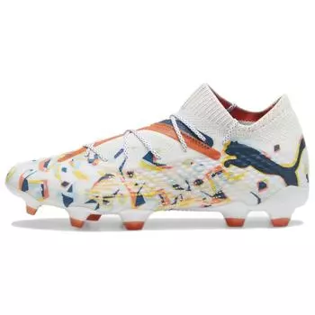 Puma Мужские кроссовки Future Ultimate 7 FG AG Creativity Pack Белый Ocean-Tropic Turquoise-Surf 107836-01 44.5
