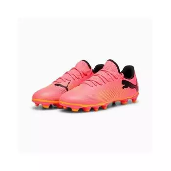 Puma Kids Junior Soccer Shoes Futsal Shoes Future 7 Play Fg Ag Pink/225