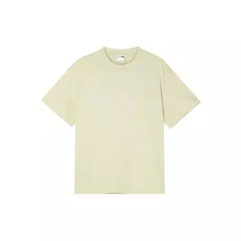 Puma Logo Embossed Round Neck Casual Loose Short Sleeve T-Shirt Men Tops Khaki 538791-71 L