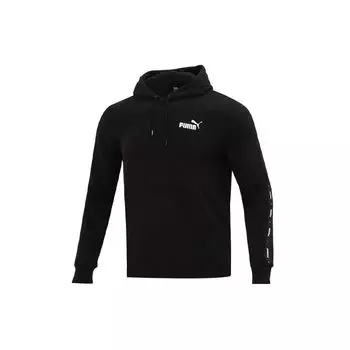 Puma Logo Hoodie Pullover Sweatshirt Мужские топы Черный 849590-01 L