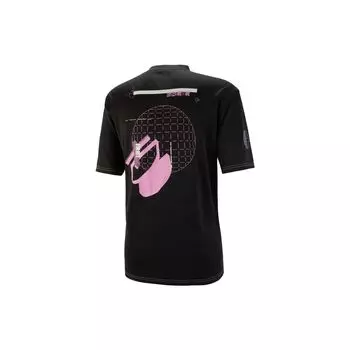 Puma Футболка с коротким рукавом и принтом логотипа V-образным вырезом, повседневная, мужская, черная 767614-11 S