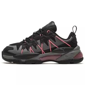 Puma LQDCELL Omega Striped Knit Black Castlerock Unisex Кроссовки 371476-04