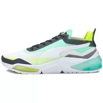 Puma LQDCELL Optic XI White Green Yellow Мужские кроссовки Green-Glimmer Yellow-Alert 193627-01