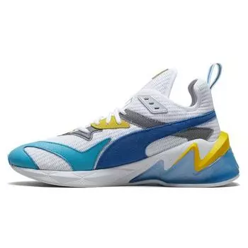 Puma LQDCELL Origin Blue Yellow Мужские кроссовки White Puma-White 192862-01
