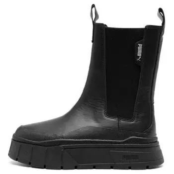 Puma Mayze Stack Chelsea Boot Triple черные женские кроссовки 386272-06 37.5
