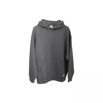 Puma Mmq Hoodie Solid Color Knitted Pullover Sweatshirt Unisex hoodies Gray 534673-15 XS