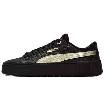 Puma Мужские кроссовки Smash Platform V2 Celestial Black Team Gold 381156-02 37