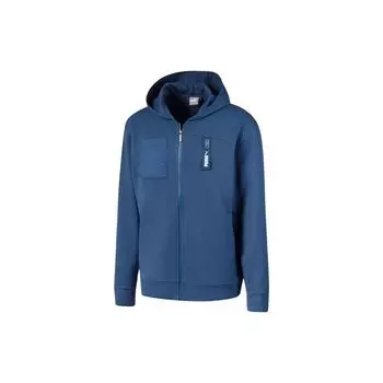 Puma Nu-tility Logo Print Спортивная куртка с капюшоном Мужские куртки Deep-Denim-Blue 582699-43 M