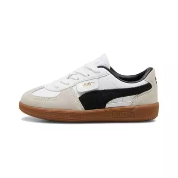 Puma Кроссовки Palermo Leather Little Kid White Black Gum Kids Vapor-Grey 397276-01 28.5