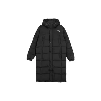 PUMA Printed Hooded Casual Long Down Jacket Men Верхняя одежда Черный 674277-01