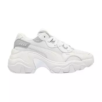 Puma Pulsar Wedge Mesh Feather Grey Women Sneakers Smokey-Grey 399680-02 38.5