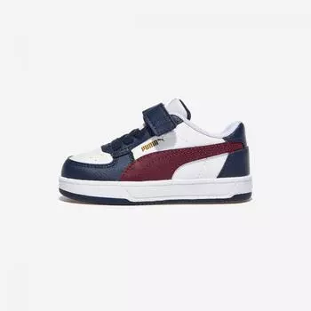 PUMA Puma Cavern 2.0 AC Infant PKI39384103-PUMA White-Dark Jasper-PUMA Navy-Gold 130