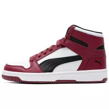 Puma Rebound LayUp Dark Jasper Black Unisex Sneakers Red White 369573-37 41