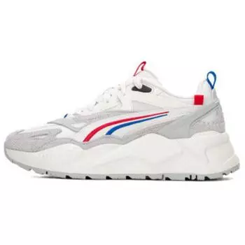 Puma RS-X Efekt Premium Теплый Белый Холодный Светло-Серый Унисекс Кроссовки Кремовый 398203-01 42