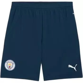 Puma Шорты Манчестер Сити 24/25 с узором логотипа и дизайном цветовых блоков Мужские шорты Океанско-синий 775114-54 S