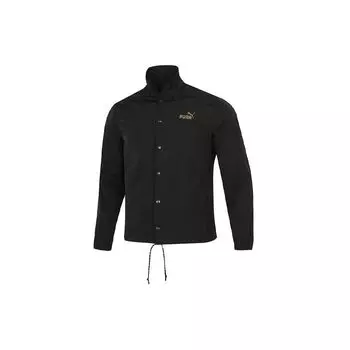 Puma SKB Logo Print Ретро-куртка унисекс Куртки Черный 537012-01