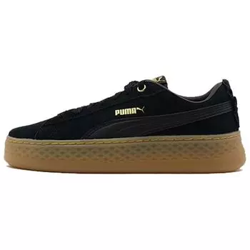 Puma Smash Platform Frill Black Gum Женские кроссовки Team-Gold 366928-01 37