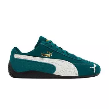 Кроссовки унисекс Puma Speedcat OG Dark Myrtle зеленые белые 398846-12 38