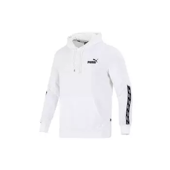 Puma Spliced Sports Hoodie Pullover Men Tops White 846560-02 L