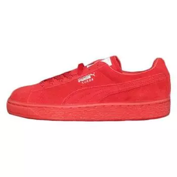 Puma Suede Classic Mono Iced High Risk Красные женские кроссовки Серебро 362303-05