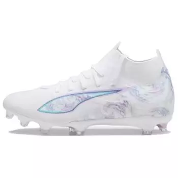 Puma Ultra Match+ 5 FG AG Brilliance Pack женские кроссовки белые черные весна-лаванда 108179-01 40
