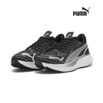 Puma Velocity Nitro 3 377748 01 04 06 Мужские кроссовки с азотной инъекцией, легкие, амортизирующие, стабилизирующие, для бега, кроссовки для марафона 02 (black green)/180