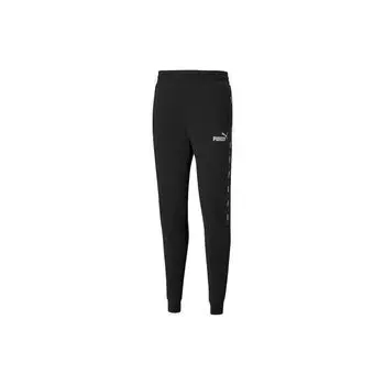 Puma Вязаные джоггеры с боковой полосой и средней талией Мужские брюки черные 849535-01 S