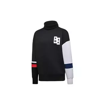 Puma X Ader Collaboration Color Block Водолазка Толстовка Мужская Толстовка Черная 576958-01 XXS