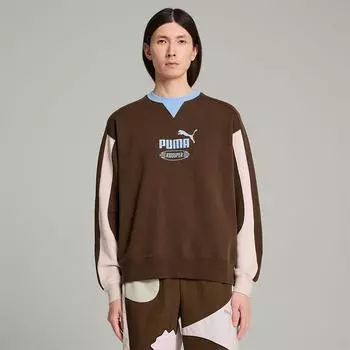 Puma X Kid Super Crew эспрессо коричневый 626700 65 XS