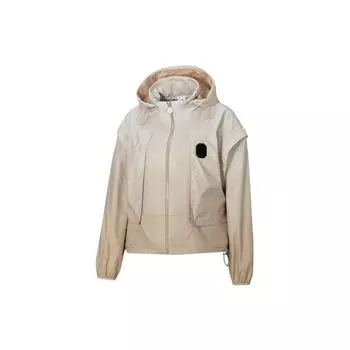 Puma X Pronounce Gradient Print Woven Packable Hooded Jacket Women Jackets Khaki 532147-20 S